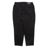 LEE Womens Jeans Black Regular Tapered W32 L28