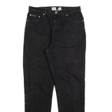CALVIN KLEIN JEANS Womens Jeans Black Slim Straight W30 L31