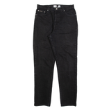 CALVIN KLEIN JEANS Womens Jeans Black Slim Straight W30 L31