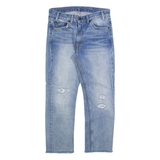 LEVI'S 505 C Orange Tab Mens Jeans Blue Slim Straight Stone Wash W27 L25