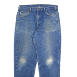 CARHARTT Lined Mens Jeans Blue Relaxed Straight W38 L34