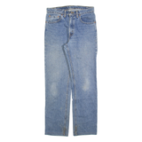 LEVI'S 512 Mens Jeans Blue Slim Straight 90s W32 L32