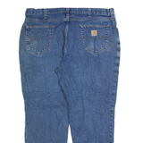 CARHARTT Mens Jeans Blue Relaxed Skinny W40 L30