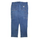 CARHARTT Mens Jeans Blue Relaxed Straight W40 L32