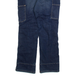 CARHARTT Lined Carpenter Womens Jeans Blue Regular Bootcut W28 L31