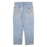 CARHARTT Mens Jeans Blue Relaxed Straight W34 L30