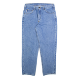CARHARTT Mens Jeans Blue Relaxed Tapered W35 L30