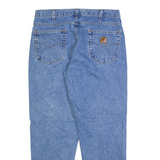 CARHARTT Mens Jeans Blue Relaxed Tapered W35 L30