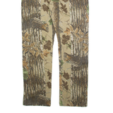 DUXBAK Realtree Mens Jeans Green Regular Straight W34 L34