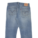 LEVI'S 514 Jeans Mens Blue Slim Straight Stone Wash W36 L28