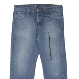 LEVI'S 505 Jeans Mens Blue Regular Straight Stone Wash W38 L30