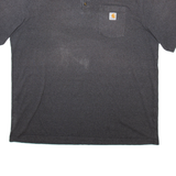 CARHARTT Mens T-Shirt Brown 2XL