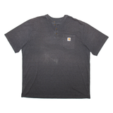 CARHARTT Mens T-Shirt Brown 2XL