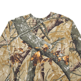 OUTFITTERS RIDGE Woodland Camouflage Mens T-Shirt Green Long Sleeve XL