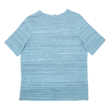 NIKE Womens T-Shirt Blue Viscose M