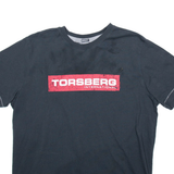 CARL TORSBERG Mens T-Shirt Black 2XL