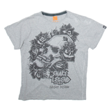 SHAKE LEGEND Mens T-Shirt Grey L