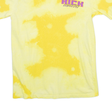 PULL & BEAR Mens T-Shirt Yellow XS