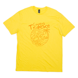 GILDAN Mens T-Shirt Yellow L