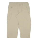 THE NORTH FACE Detachable Legs Womens Trousers Beige Bootcut Nylon W32 L32