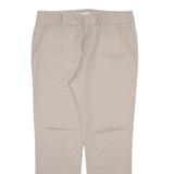 CALVIN KLEIN Womens Trousers Beige Regular Tapered W32 L28