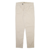 GUESS Mens Trousers Beige Slim Tapered W30 L30