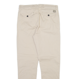 GUESS Mens Trousers Beige Slim Tapered W30 L30