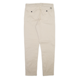 GUESS Mens Trousers Beige Slim Tapered W30 L30