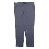 BOSS Womens Trousers Grey Regular Tapered W35 L29