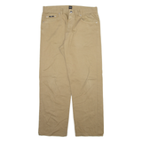 BOSS Mens Trousers Beige Regular Straight W33 L29