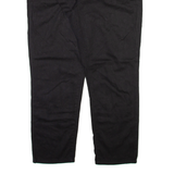 BARBOUR Womens Trousers Black Relaxed Tapered W36 L28