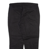 BARBOUR Womens Trousers Black Relaxed Tapered W36 L28