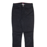 TOMMY HILFIGER Womens Trousers Black Slim Skinny W26 L30
