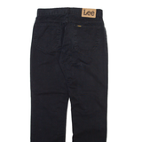 LEE Womens Trousers Black Regular Straight W30 L30