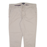 KANGOL Mens Trousers Grey Slim Tapered W42 L30