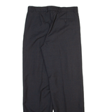 DHL Womens Trousers Black Regular Straight Wool W30 L32