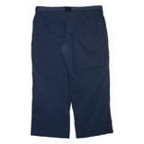 REEBOK Womens Trousers Blue Relaxed Straight W38 L28