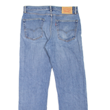 LEVI'S 751 Jeans Mens Blue Regular Straight Stone Wash W33 L32