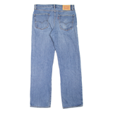 LEVI'S 751 Jeans Mens Blue Regular Straight Stone Wash W33 L32