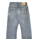 LEVI'S 501 Jeans Mens Blue Regular Straight Stone Wash W30 L34