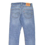 LEVI'S 502 Jeans Distressed Mens Blue Regular Tapered Stone Wash W30 L32