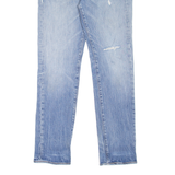 LEVI'S 511 Jeans Distressed Mens Blue Slim Straight Stone Wash W30 L32