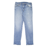 LEVI'S 511 Jeans Distressed Mens Blue Slim Straight Stone Wash W30 L32