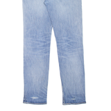 LEVI'S 511 Jeans Distressed Mens Blue Slim Straight Stone Wash W30 L32