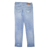 LEVI'S 511 Jeans Distressed Mens Blue Slim Straight Stone Wash W30 L32