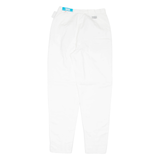 RIFLE Womens Trousers White Regular Tapered W26 L29