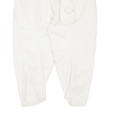 Womens Trousers White Regular Tapered W34 L22