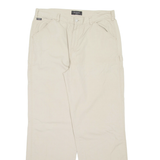 GUESS Womens Trousers Beige Regular Straight W34 L31