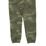 PULL&BEAR Camo Womens Trousers Green Regular Tapered W30 L27