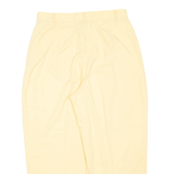 TOGETHER Womens Trousers Yellow Regular Tapered W32 L25